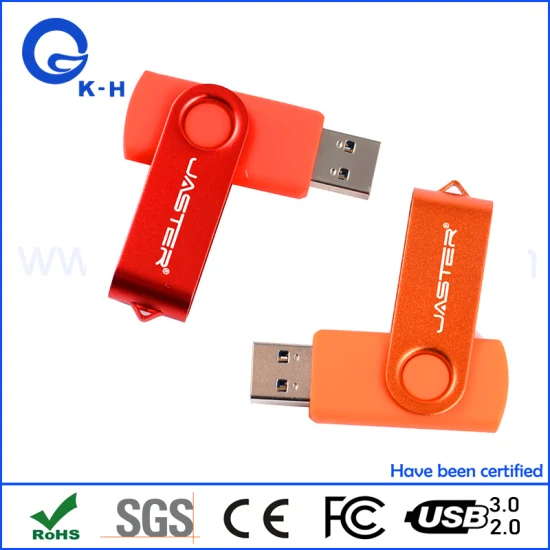 Clé USB à mémoire flash pivotante/torsadée la plus populaire 2 Go 4 Go 8 Go 16 Go