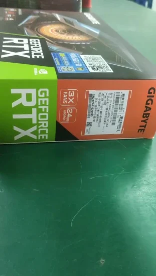 Vente en gros Galaxy coloré Gigabyte Nvidia Geforce Rtx 3090 24G carte graphique d'ordinateur de bureau de jeu avec prise en charge de la mémoire Gddr6X Oc en stock